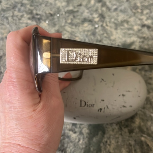 Dior vintage khaki sunglasses GUC - Picture 3 of 4
